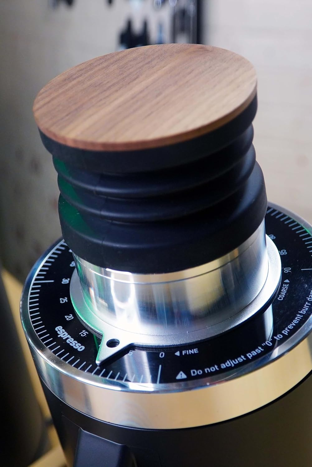 Turin DF64 Gen 2 Single Dose Coffee Grinder - 64Mm Flat Burrs, Black or White, Stainless Steel or DLC Burrs, Low Retention, Stepless Adjustment (Stainless Steel Burrs, Black)