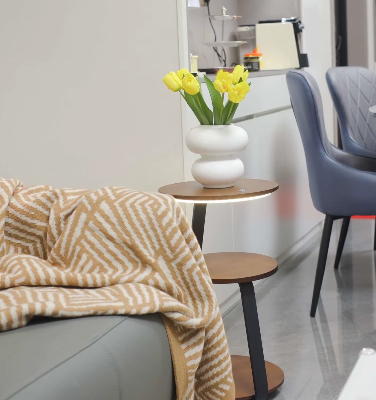 Tribeca Smart Nightstand with Wireless Charger & Night Light