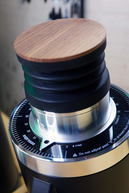 Turin DF64 Gen 2 Single Dose Coffee Grinder - 64Mm Flat Burrs, Black or White, Stainless Steel or DLC Burrs, Low Retention, Stepless Adjustment (Stainless Steel Burrs, Black)